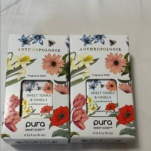 Pura x Anthropologie Sweet Tonka & Vanilla Home Fragrance Oil Refill x2